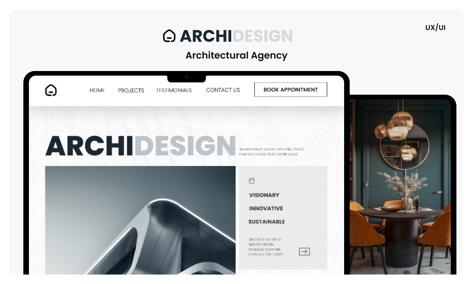Archi Design - Digital Platform Design project showcase